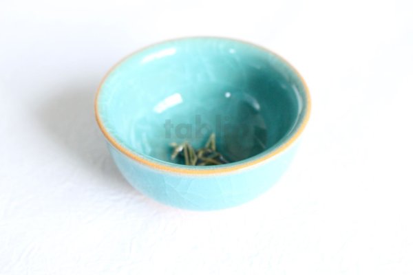 Photo8: Kiyomizu porcelain Japanese sake guinomi Junzo Okayama seiji blue craze origami bird cup