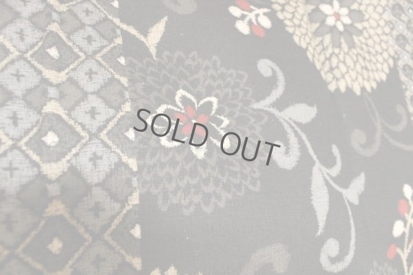 Photo4: Noren Japanese door curtain daichi bassen furununo komon cotton 85 x 90cm