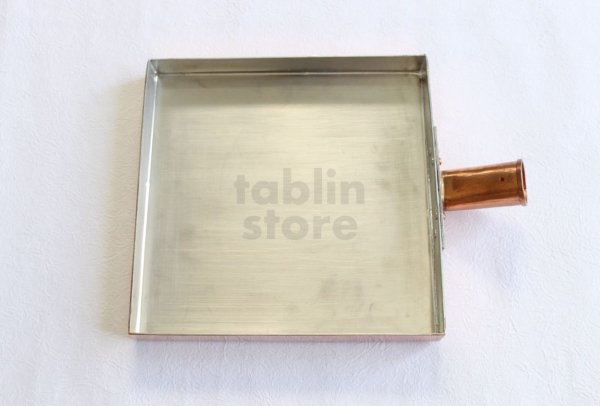 Photo2: Professional Tamago Egg Copper Pan square thin type any size Endo Japan