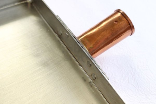 Photo4: Professional Tamago Egg Copper Pan square thin type any size Endo Japan