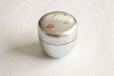 Photo9: Tea Caddy Japanese Natsume Echizen Urushi lacquer Matcha container silver moon