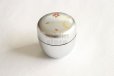 Photo1: Tea Caddy Japanese Natsume Echizen Urushi lacquer Matcha container silver moon (1)