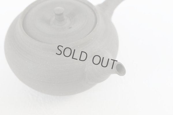 Photo5: Tokoname Kyusu Japanese tea pot yakishime ellipsoidal Gafu Ito 240ml 