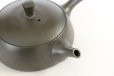 Photo6: Tokoname Kyusu Japanese tea pot flat shape reductional fire Gafu Ito 90ml 
