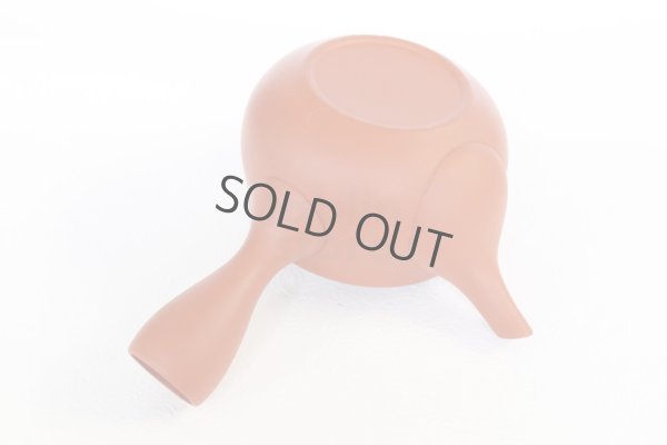 Photo4: Tokoname tea pot kyusu Jinsui Kiwami shudei red hana 370ml