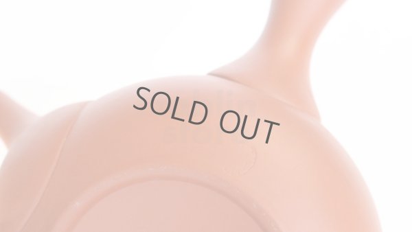 Photo3: Tokoname tea pot kyusu Jinsui Kiwami shudei red hana 370ml