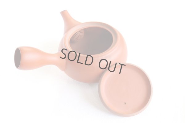 Photo7: Tokoname tea pot kyusu Jinsui Kiwami shudei red kama 270ml