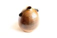 Photo8: Shigaraki pottery Japanese small vase mimi bidoro H 13cm