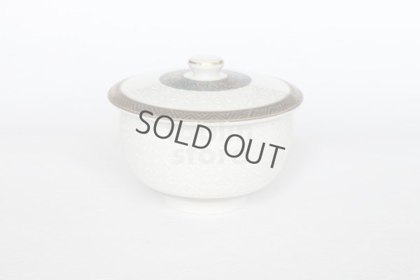 Photo6: Kutani yaki ware Futatsuki Kumidashi Haku hitiho Japanese tea cup (set of 5)