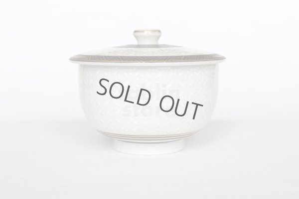 Photo7: Kutani yaki ware Futatsuki Kumidashi Haku hitiho Japanese tea cup (set of 5)