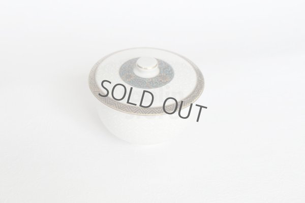 Photo8: Kutani yaki ware Futatsuki Kumidashi Haku hitiho Japanese tea cup (set of 5)