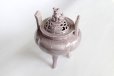 Photo10: Kutani Porcelain Japanese incense burner koro ginsai H 15cm