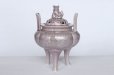 Photo4: Kutani Porcelain Japanese incense burner koro ginsai H 15cm