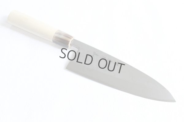 Photo11: SAKAI TAKAYUKI Uzusio Yasuki white-2 steel Japanese Deba knife