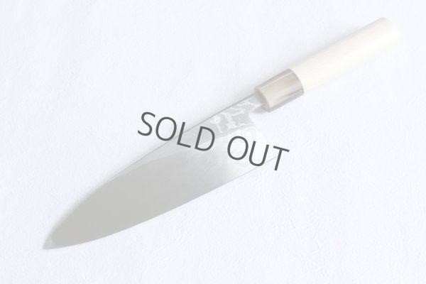 Photo9: SAKAI TAKAYUKI Uzusio Yasuki white-2 steel Japanese Deba knife