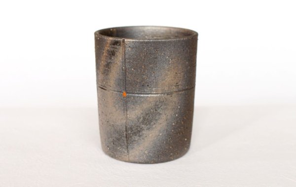 Photo6: Shigaraki wabe Japanese pottery tea cups cross 250ml set of 2