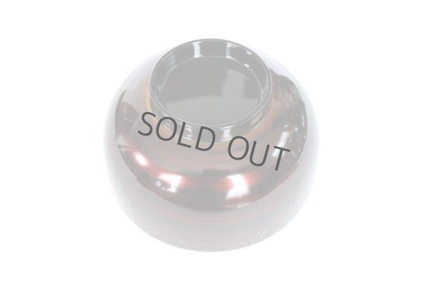 Photo5: Japanese Echizen Urushi lacquer soup bowl wan kohaku D10.9cm set of 2