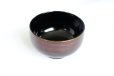 Photo4: Japanese Echizen Urushi lacquer soup bowl wan kohaku D10.9cm set of 2 (4)