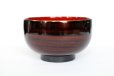 Photo2: Japanese Echizen Urushi lacquer soup bowl wan kohaku D10.9cm set of 2 (2)