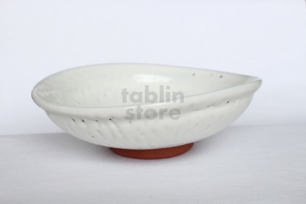 Photo1: Hagi ware Japanese Serving bowl Seikan W250mm