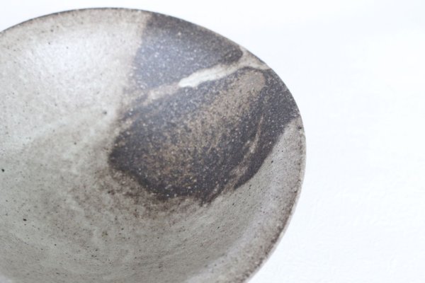 Photo4: Shigaraki pottery Japanese soup noodle serving bowl hai tawami D165mm