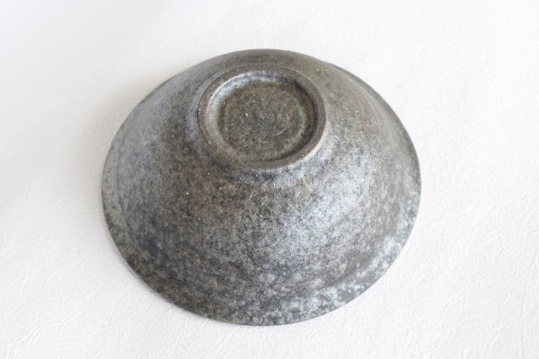 Photo6: Shigaraki pottery Japanese soup noodle serving bowl Ginsai hira red D160mm