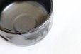 Photo5: Mino Japanese pottery tea ceremony matcha bowl kuro black shining glaze chawan (5)