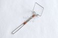 Photo5: Tofu strainer stainless with copper bean curd ladle square 4.5 cm　  