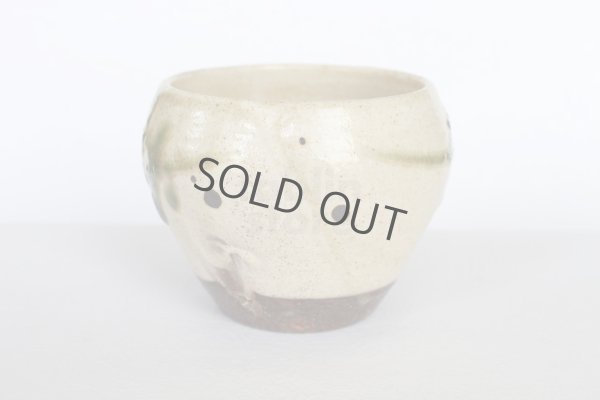 Photo7: Shigaraki pottery Japanese matcha tea bowl chawan ippuku green midori