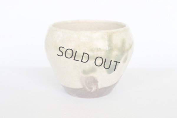 Photo1: Shigaraki pottery Japanese matcha tea bowl chawan ippuku green midori