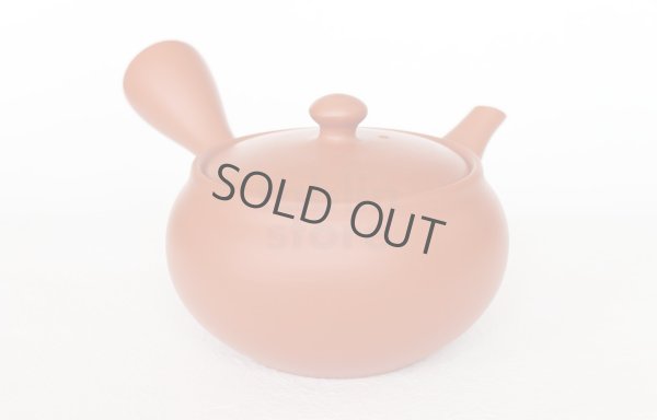 Photo9: Tokoname tea pot kyusu Jinsui Kiwami shudei red fuku hira 270ml