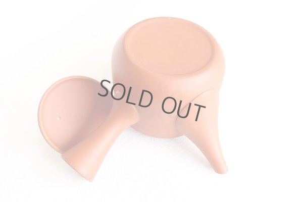 Photo6: Tokoname tea pot kyusu Jinsui Kiwami shudei red oke gata 400ml