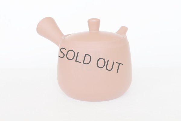 Photo5: Tokoname tea pot kyusu Jinsui Kiwami shudei red oke gata 400ml