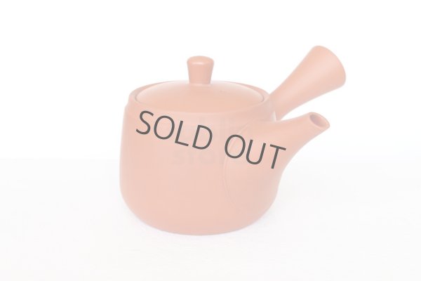 Photo3: Tokoname tea pot kyusu Jinsui Kiwami shudei red oke gata 400ml