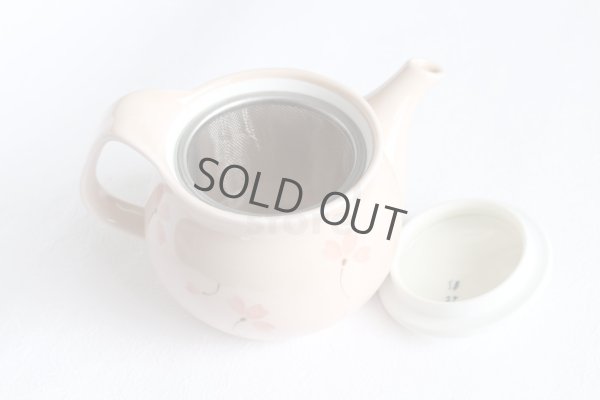 Photo4: Arita yaki ware Sakura pink Japanese tea pot 450ml