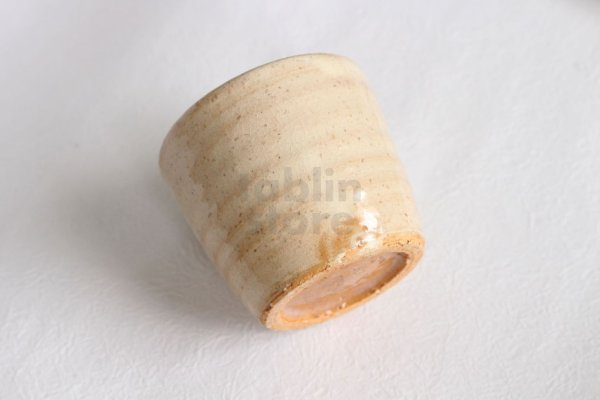 Photo7: Hagi Senryuzan climbing kiln Japanese pottery tumbler Sobachoko cup san set of 2