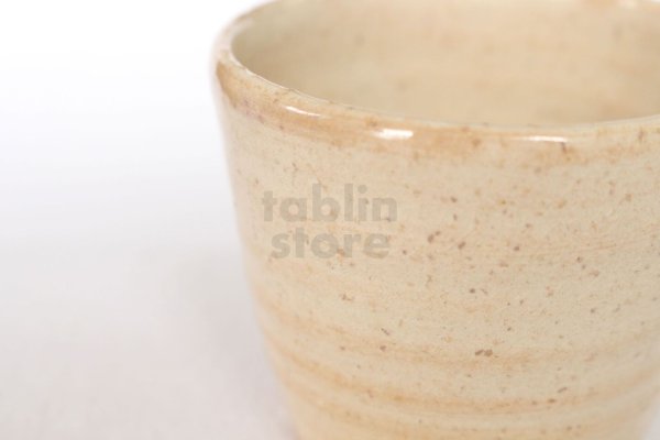 Photo4: Hagi Senryuzan climbing kiln Japanese pottery tumbler Sobachoko cup san set of 2