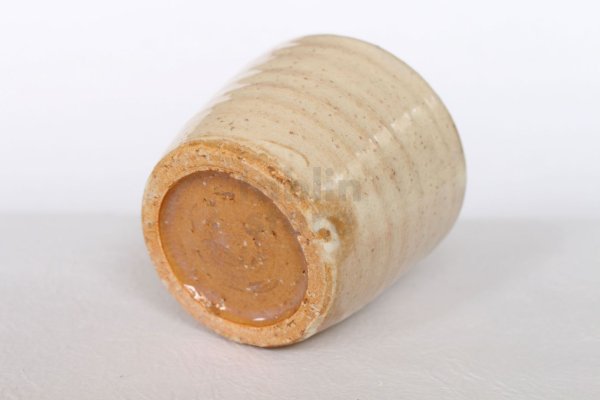 Photo3: Hagi Senryuzan climbing kiln Japanese pottery tumbler Sobachoko cup san set of 2