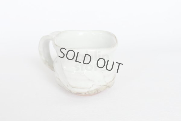 Photo3: Hagi ware Japanese pottery mug coffee tea cup Kashun with saucer 170ml