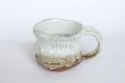 Photo2: Hagi ware Japanese pottery mug coffee tea cup Kashun with saucer 170ml (2)