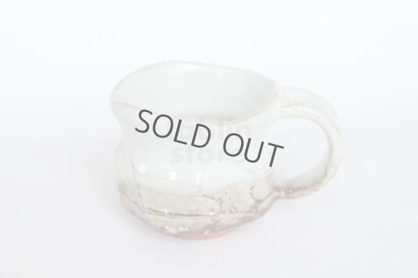 Photo2: Hagi ware Japanese pottery mug coffee tea cup Kashun with saucer 170ml