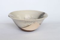 Shigaraki pottery Japanese soup noodle rice bowl hakusui D 18cm
