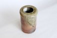 Photo8: Shigaraki pottery MG Japanese wall-hanging vase ko tabimakura H13cm