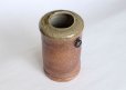 Photo7: Shigaraki pottery MG Japanese wall-hanging vase ko tabimakura H13cm