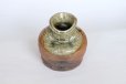 Photo12: Shigaraki pottery MG Japanese wall-hanging vase ko uzukumaru H10.5cm