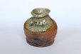 Photo11: Shigaraki pottery MG Japanese wall-hanging vase ko uzukumaru H10.5cm