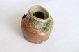 Photo1: Shigaraki pottery MG Japanese wall-hanging vase ko uzukumaru H10.5cm (1)