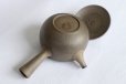 Photo7: Tokoname pottery YT Japanese tea pot kyusu yakishime Yutaka karakusa 300ml