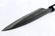 Photo8: Takayuki Iwai white 1 steel Ibuki Kurouchi black Deba D-shape handle 180mm (8)