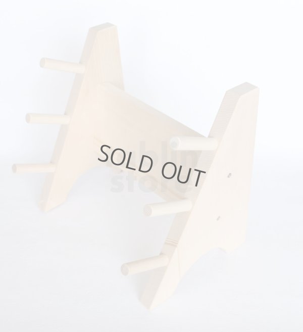 Photo7: Japanese wooden knife stand display holder tower rack for 3 knives